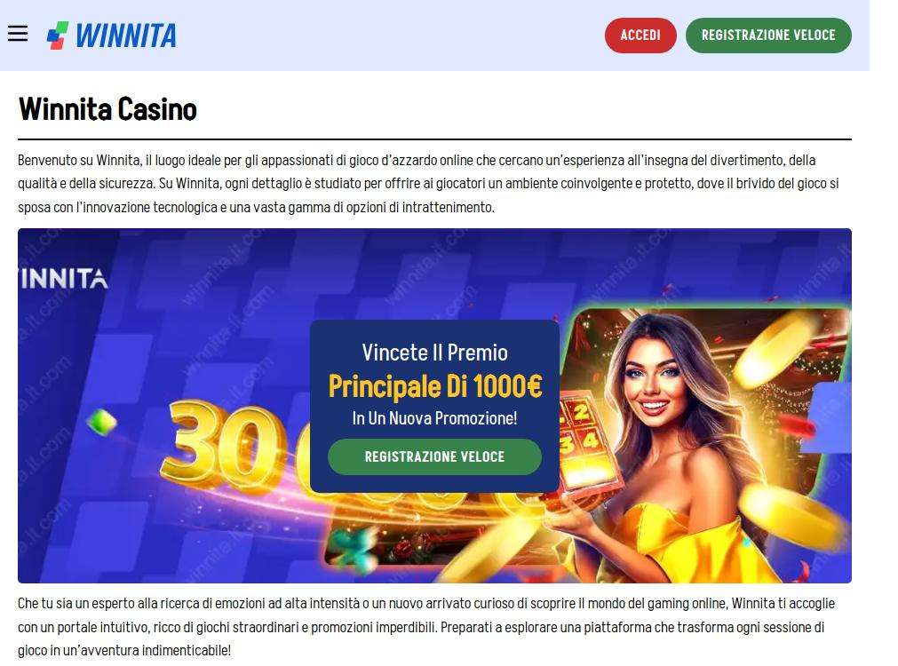 App Winnita Online Casino 2025